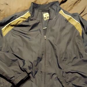 90s retro wind breaker over sized varsity jacket by athletech